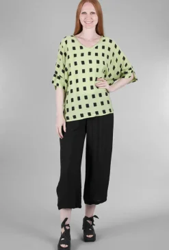Best Sale Evie Lou Parachute Darted Pants, Black