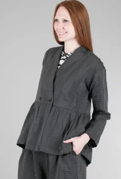 Store Evie Lou Peplum Jacket, Anthracite