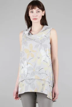 Shop Evie Lou Petal Sleeveless Tunic, Dove