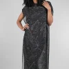 Flash Sale Evie Lou Pipio Long Poncho, Fiori Neri