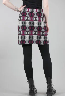 Best Sale Evie Lou Pique Dots Sweater Skirt, Magenta