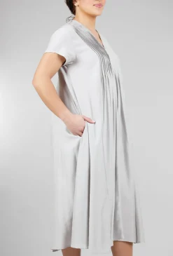 Cheap Evie Lou Pleat Bodice Lady Dress, Cement