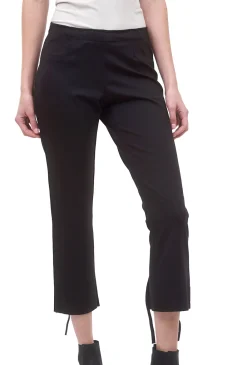 Clearance Evie Lou Ponte Kick Pant, Black