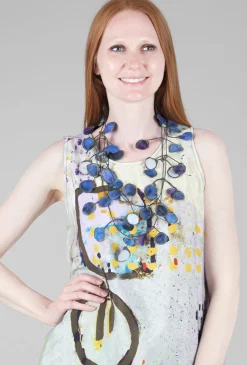 Best Evie Lou Poppy Necklace, Blue/Purple