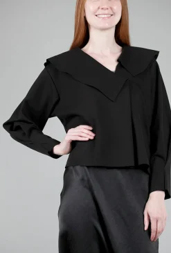 Cheap Evie Lou Portrait Top, Black