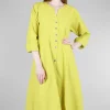 Cheap Evie Lou Princess Seam Sally Dress, Citronelle