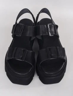 Fashion Evie Lou Quad Nero Sandal, Black