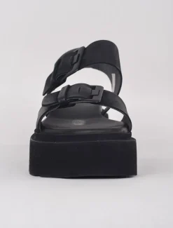 Fashion Evie Lou Quad Nero Sandal, Black