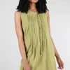 Cheap Evie Lou Raw Ruffle Shift Dress, Cactus