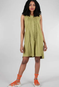 Cheap Evie Lou Raw Ruffle Shift Dress, Cactus
