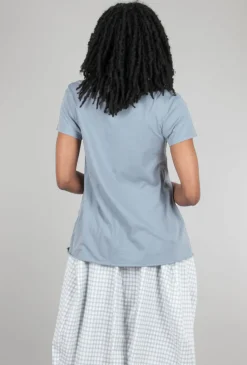 Shop Evie Lou Rbl Classic S/S Tee, Water