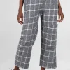 Best Sale Evie Lou Roseanne Flannel Pant, Gray Cambridge