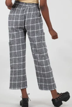 Best Sale Evie Lou Roseanne Flannel Pant, Gray Cambridge