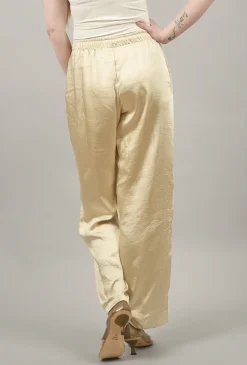 Best Sale Evie Lou Sateen Pj Pants, Sand