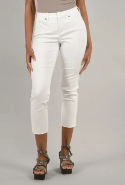 Fashion Evie Lou Sheri Ankle Fray, Optic White