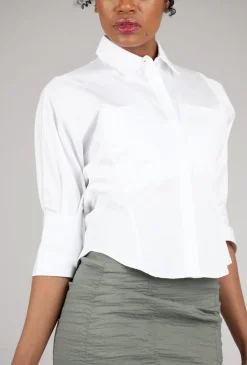 Discount Evie Lou Sibella Shirt, White