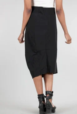 Sale Evie Lou Sig Stretch Column Skirt, Black