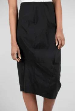 Sale Evie Lou Sig Stretch Column Skirt, Black