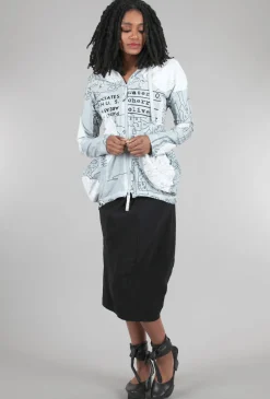 Sale Evie Lou Sig Stretch Column Skirt, Black