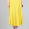 Cheap Evie Lou Sightseeing Skirt, Acid Yellow