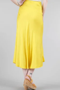 Cheap Evie Lou Sightseeing Skirt, Acid Yellow