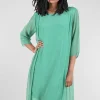 Store Evie Lou Silky Claudia Dress, Green