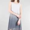 Clearance Evie Lou Silky Swing Tank Dress, Anthracite