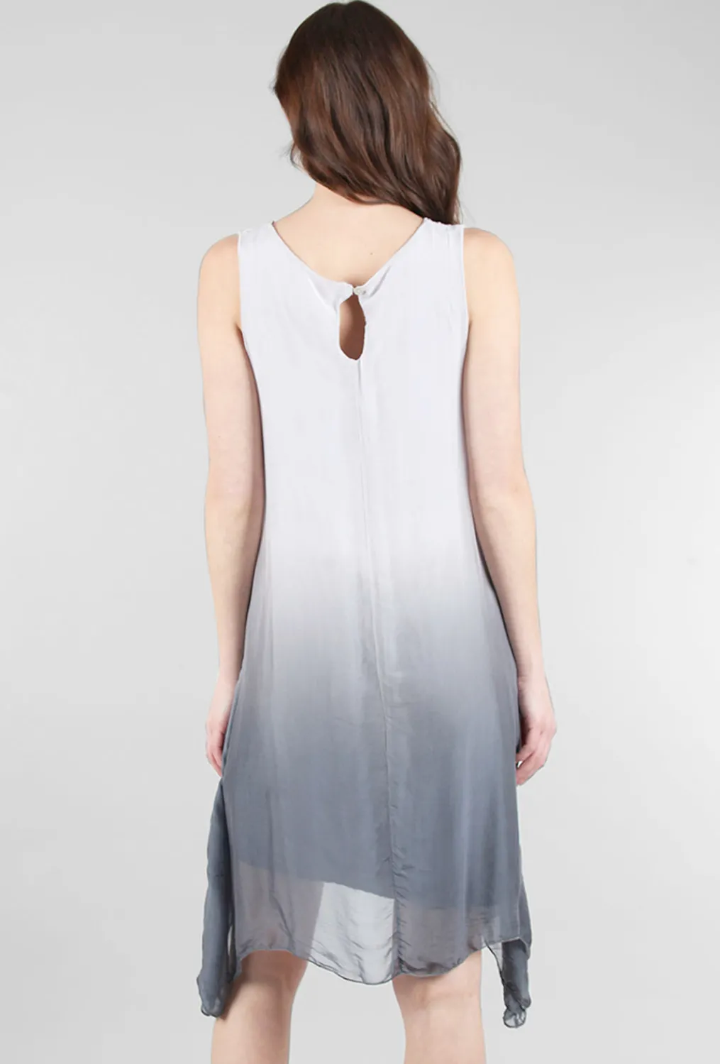 Clearance Evie Lou Silky Swing Tank Dress, Anthracite