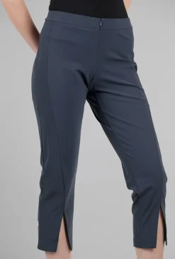 Cheap Evie Lou Slit Crop Pant, Azure