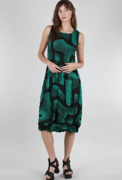 Store Evie Lou Smash Pocket Tank Dress, Green Tucson