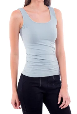 Hot Evie Lou Smooth Tank, Cement