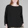 Best Sale Evie Lou Solid Parachute Crop Top, Black
