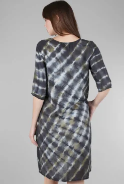 Online Evie Lou Spiral Print Parachute Dress, Forest Mix