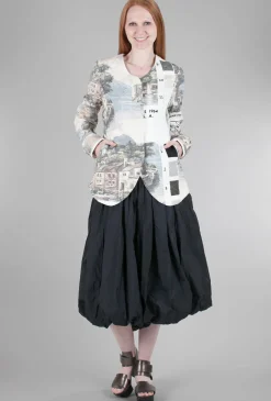 Store Evie Lou Splendid Landscape Jacket, Cream Multi