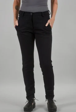 Store Evie Lou Stretch Ponte Slim Trouser, Black
