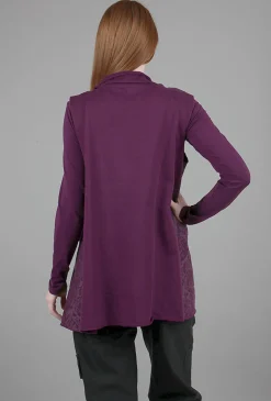 Best Sale Evie Lou Substantial Crossover Vest, Aubergine