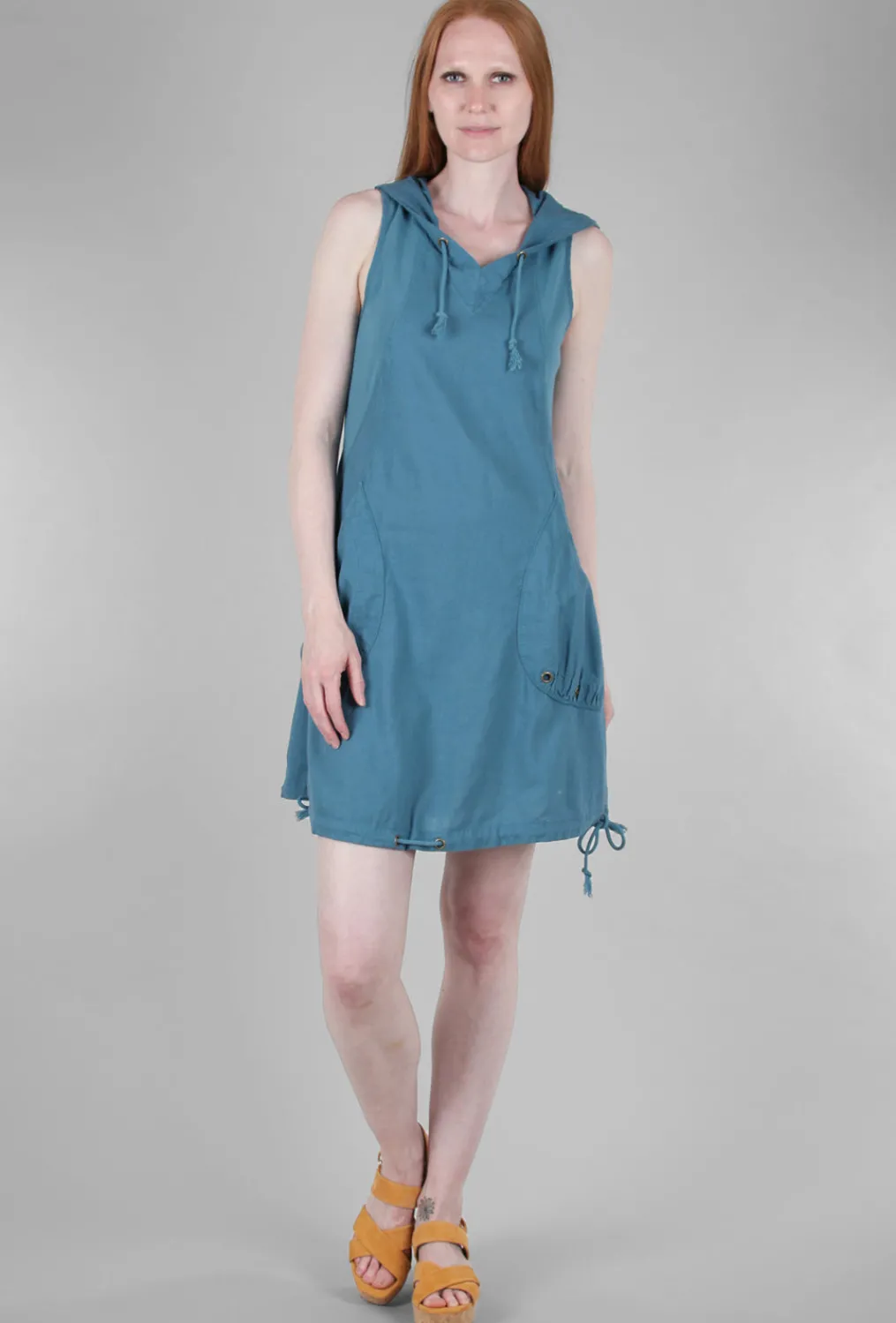 Flash Sale Evie Lou Sumi Hooded Tank Dress, Sapphire