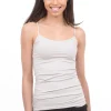 Outlet Evie Lou Tbt Skinny-Strap Cami, Dove