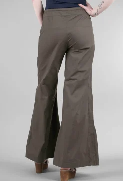 Discount Evie Lou Terraced Wide Pant, Olive
