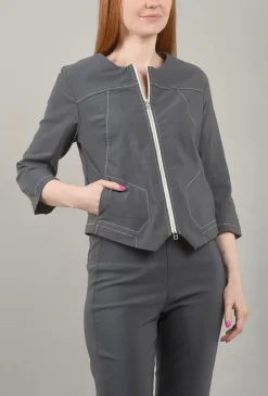 Shop Evie Lou Tesoro Jacket, Cloud