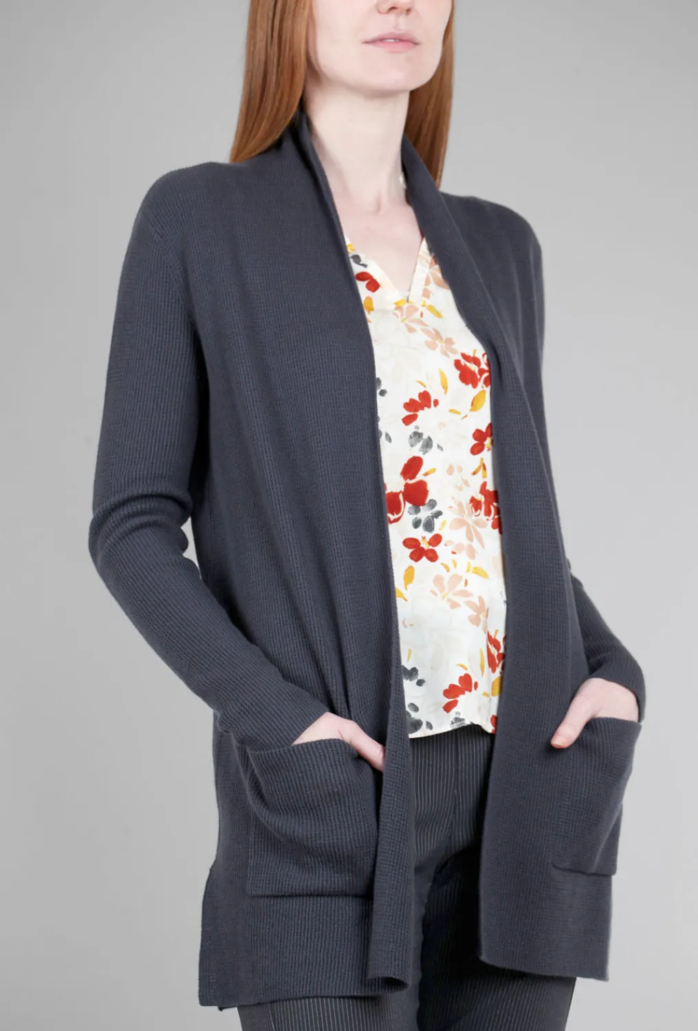 New Evie Lou Thermal Duster, Graphite