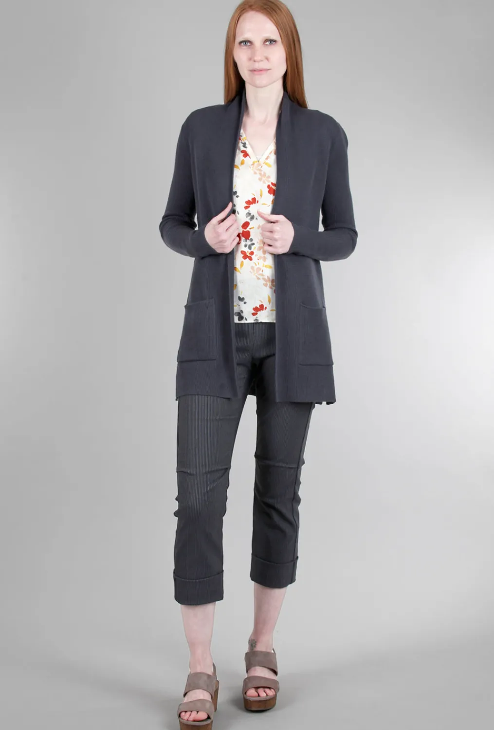 New Evie Lou Thermal Duster, Graphite