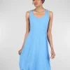 Hot Evie Lou Tie Surprise Dress, Cornflower Blue
