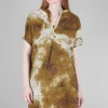 Fashion Evie Lou Tie-Dye Boxy Dress, Cumin