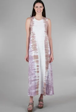 Sale Evie Lou Tie-Dye Maxi Tank Dress, Mauve Multi