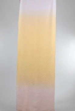 Best Evie Lou Toasty Fun Ombre Scarf, Mustard/Beige