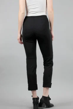 Best Sale Evie Lou Tomba Ponte Pant, Black