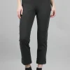 New Evie Lou Tomba Ponte Pant, Charcoal