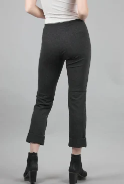 New Evie Lou Tomba Ponte Pant, Charcoal