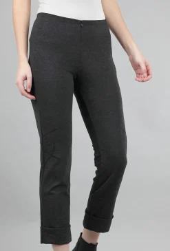 New Evie Lou Tomba Ponte Pant, Charcoal